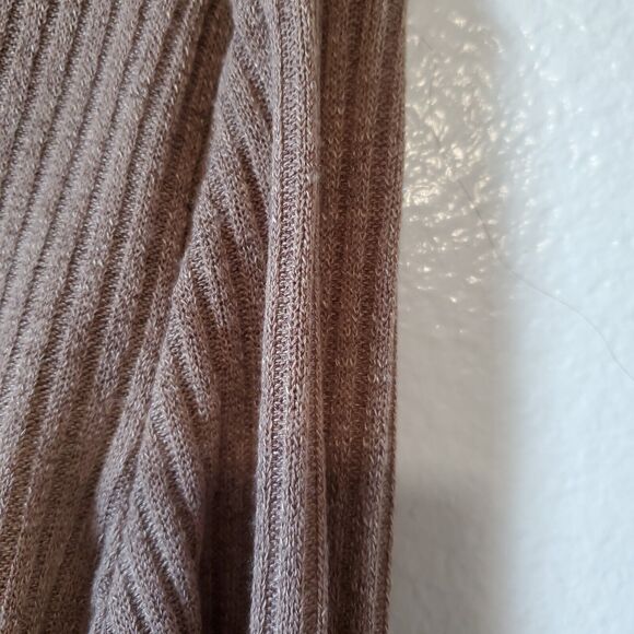 Long Sleeve Crop Top Womens XS/S Wild Fable Shein Pair 2 Pink Brown Waffle Knit - Picture 10 of 15